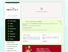 Tablet Screenshot of hmdent.ro